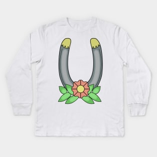 Horseshoe Kids Long Sleeve T-Shirt